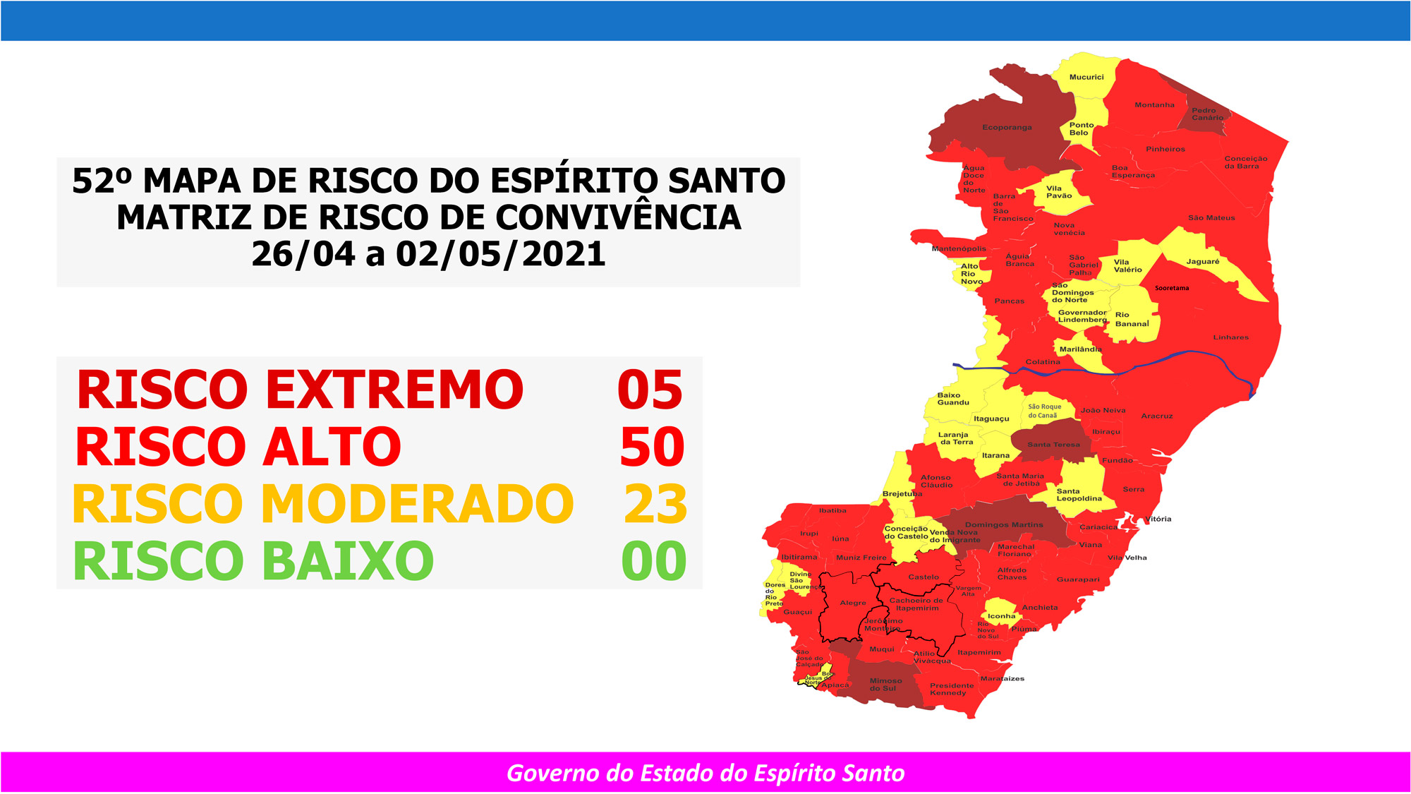 Covid Governo Do Esp Rito Santo Divulga Mapa De Risco Covid